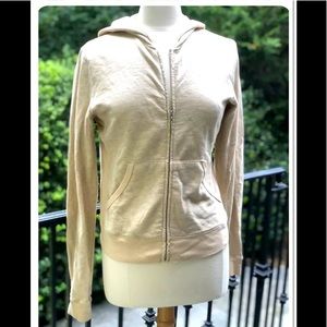 Juicy Couture Rare Y2K Vtg Women's Size XL Heathered Cream Hoodie